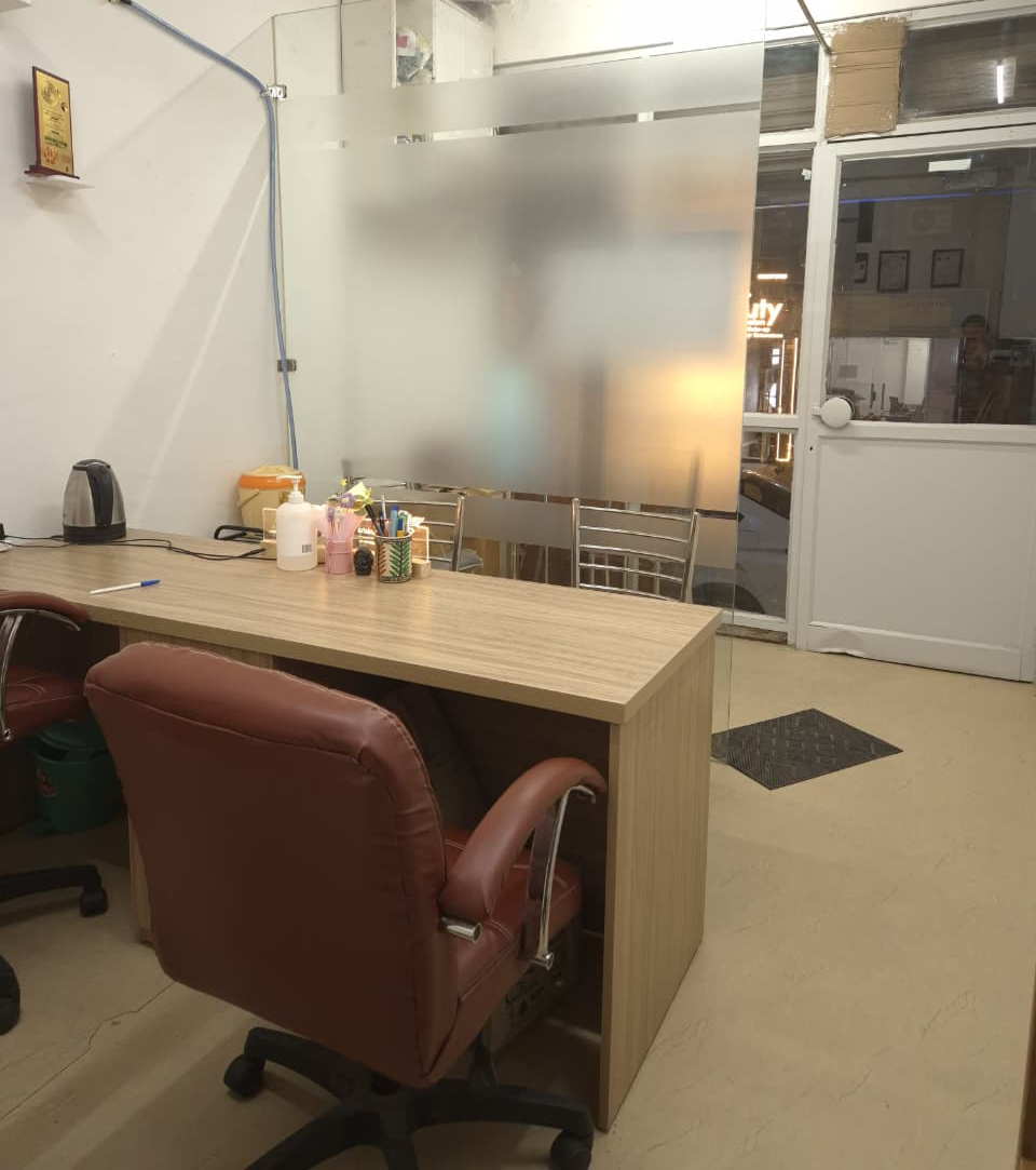 Clinic reception and waiting area